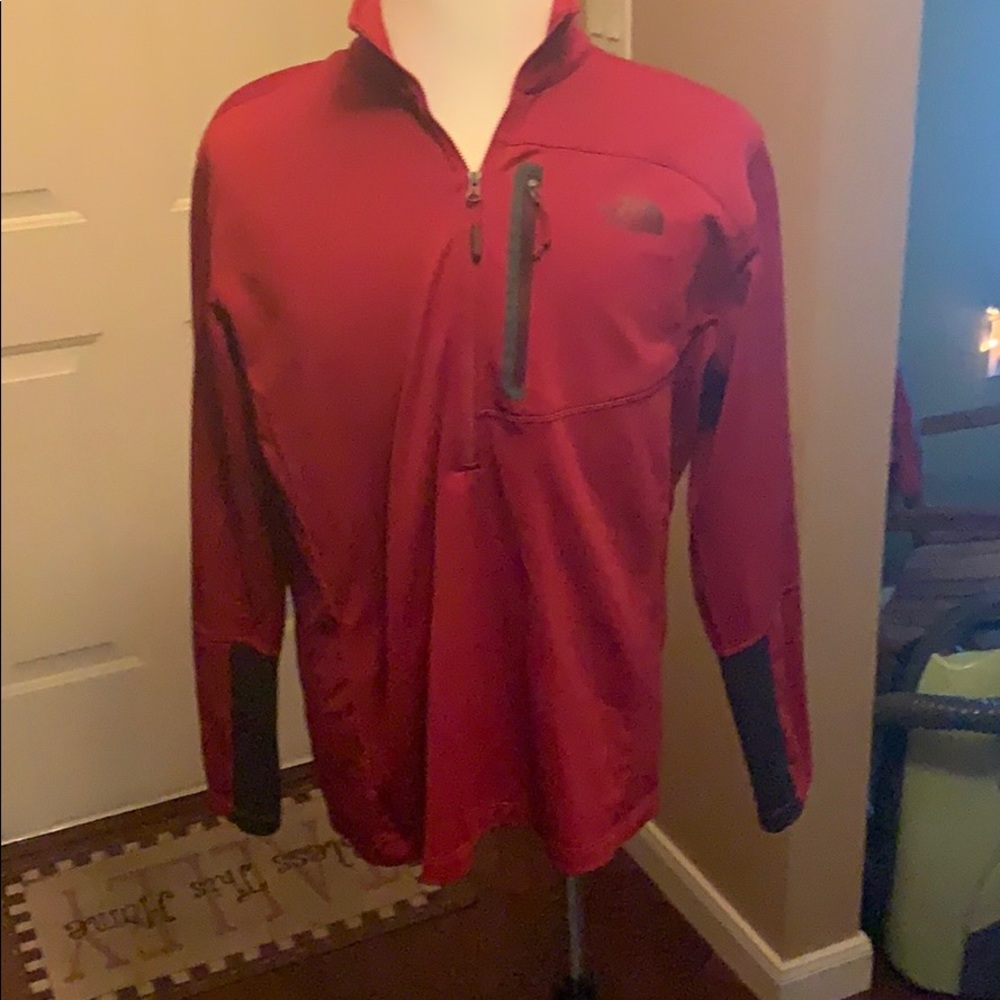 North Face 3/4 zip pullover sweatshirt